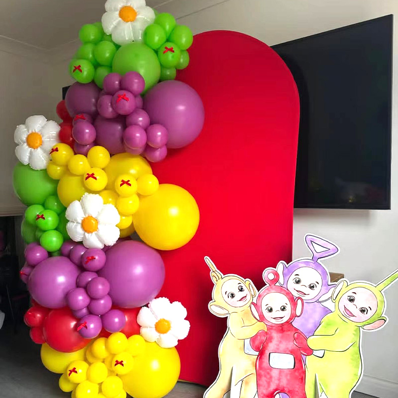 Balloon Arch Kit - Teletubbies Temalı Balon Kemeri Zinciri Folyo