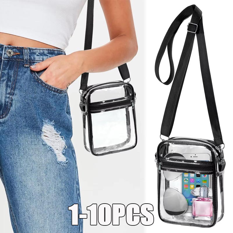 Event & Party Supply - 1-10 adet kadın şeffaf çapraz askılı