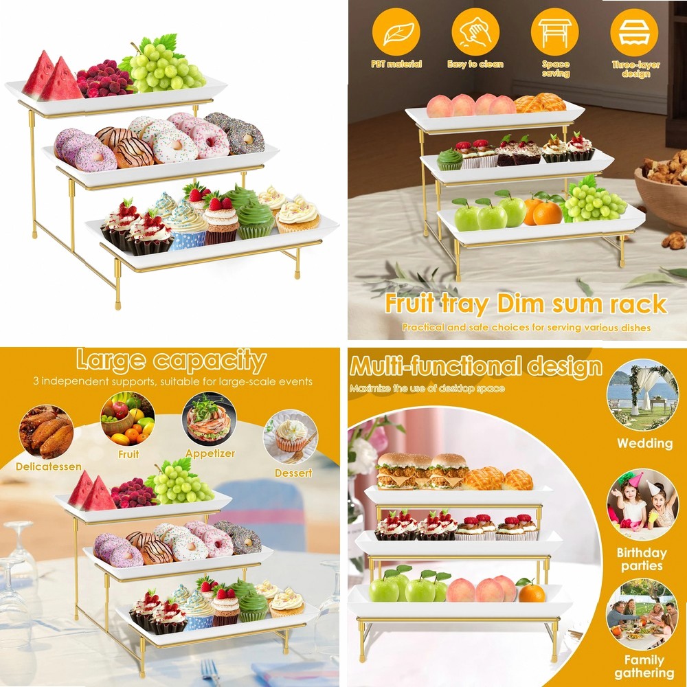 3 Katlı Servis Standı Seti Mey - Cupcake Stand Tier incelemesi ve fiyatı