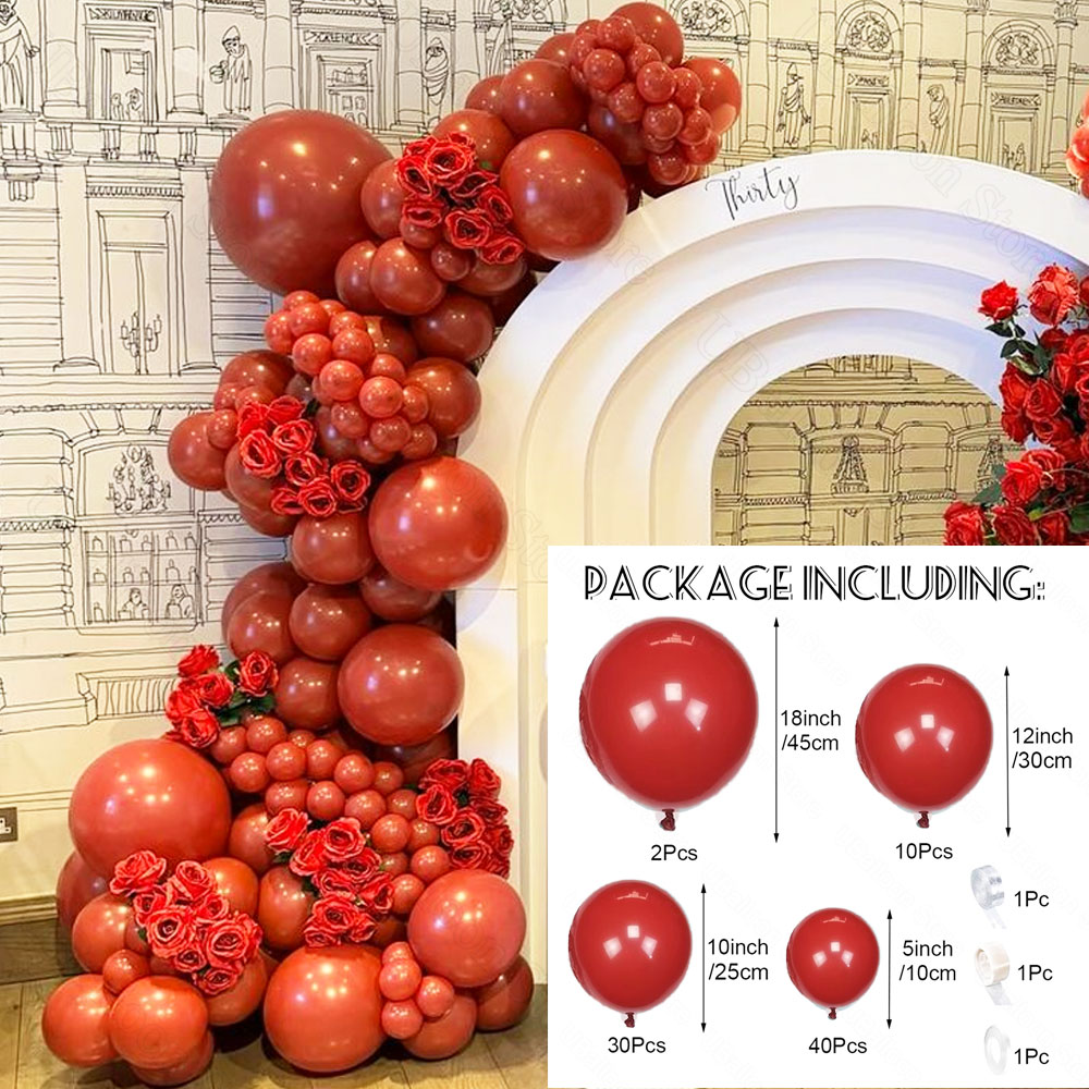 Garnet balonlar Garland 5/12/1 - Balloon Arch Kit incelemesi ve fiyatı