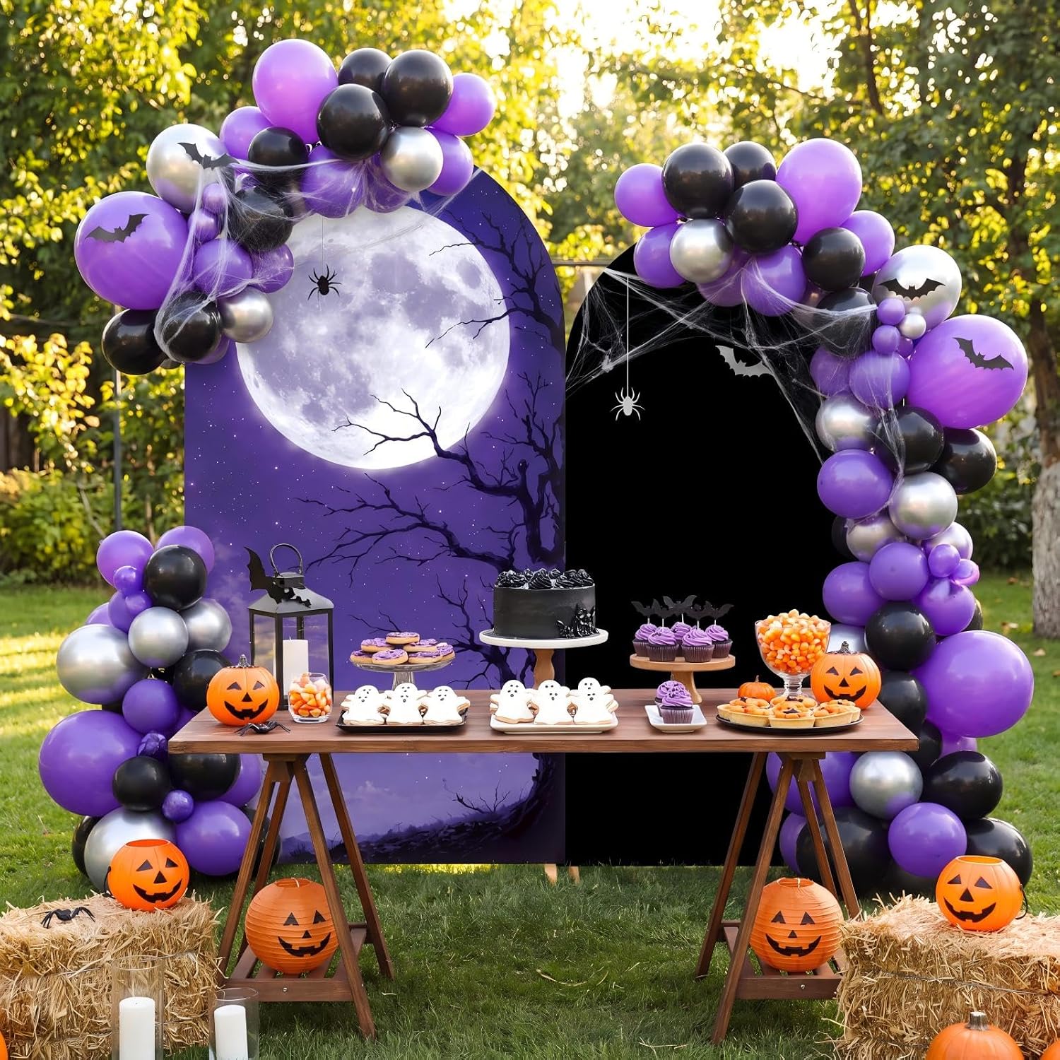 Özel 2 Taraflı Cadılar Bayramı - Dessert Table Backdrop incelemesi ve fiyatı