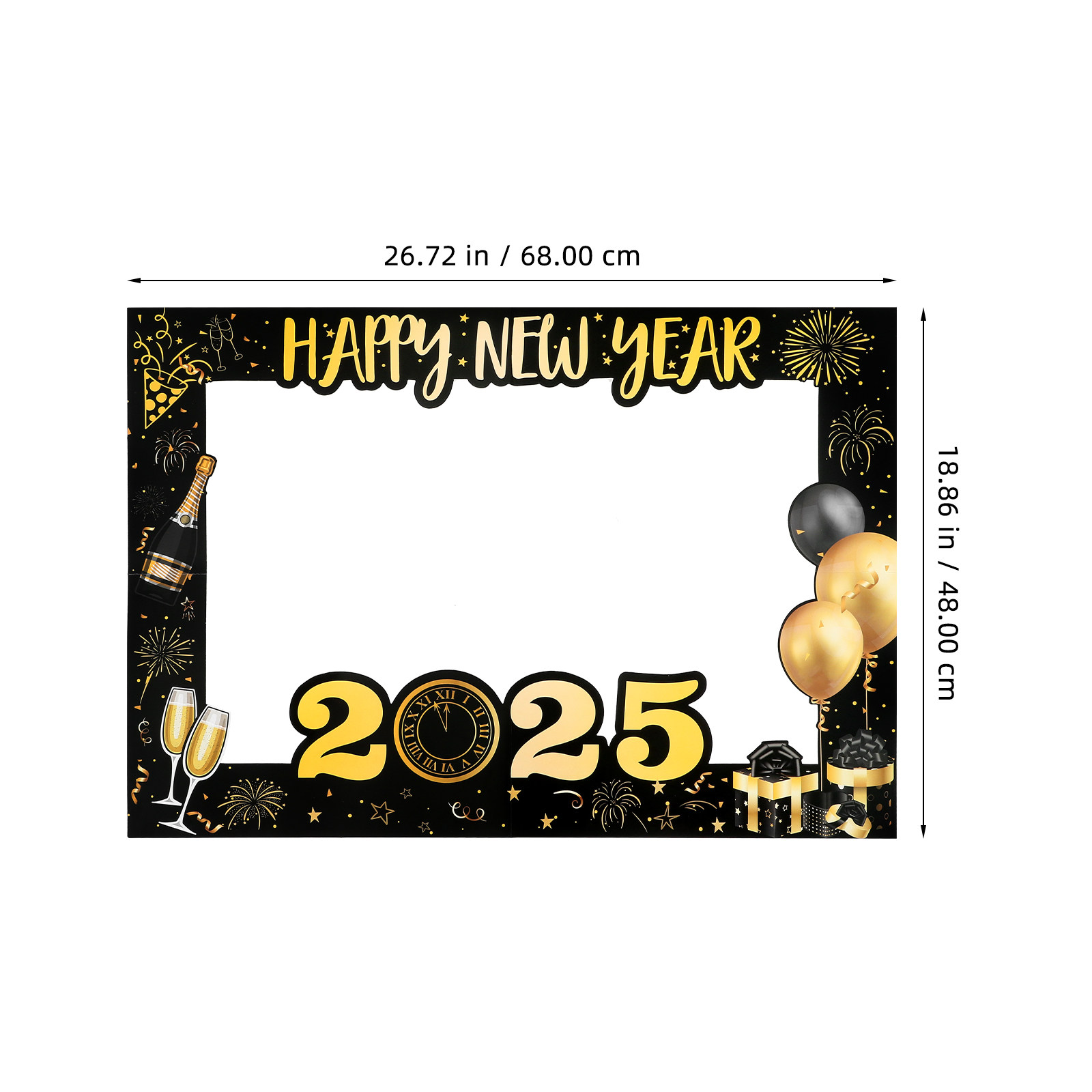 Yaratıcı Siyah Altın 2025 Foto - Photo Booth Frame incelemesi ve fiyatı