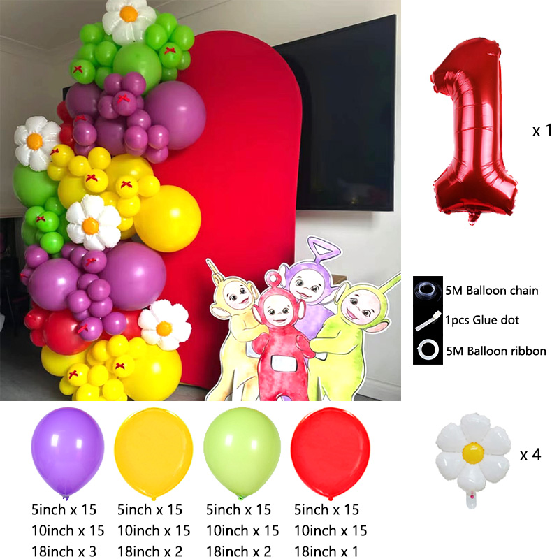 Teletubbies Temalı Balon Kemer - Balloon Arch Kit incelemesi ve fiyatı