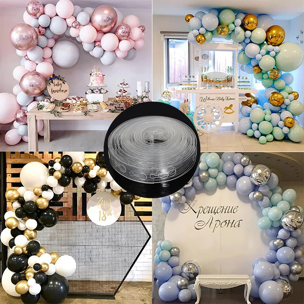 5 M Şeffaf Balon Zincir Şerit  - Balloon Arch Kit incelemesi ve fiyatı