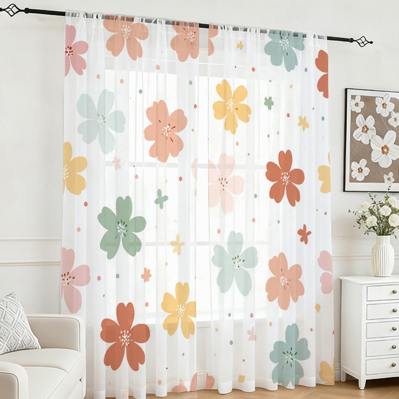 2 adet dijital baskı şeffaf pe - Flower Wall Panel incelemesi ve fiyatı