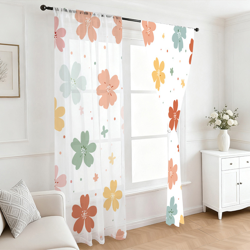 2 adet dijital baskı şeffaf pe - Flower Wall Panel incelemesi ve fiyatı