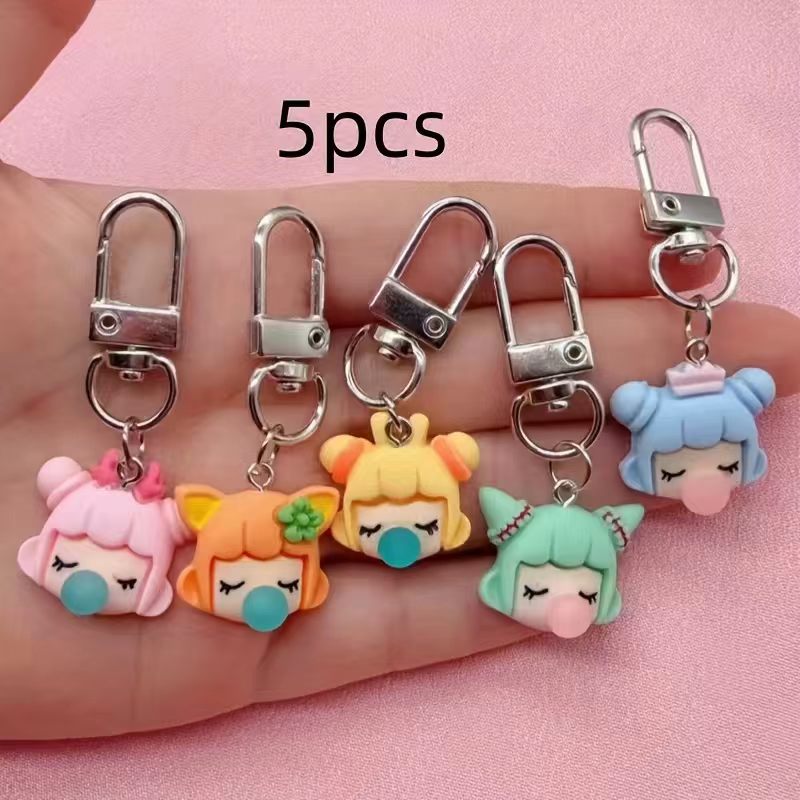 5 adet reçine kız anahtarlık,  - Party Favor Bag incelemesi ve fiyatı
