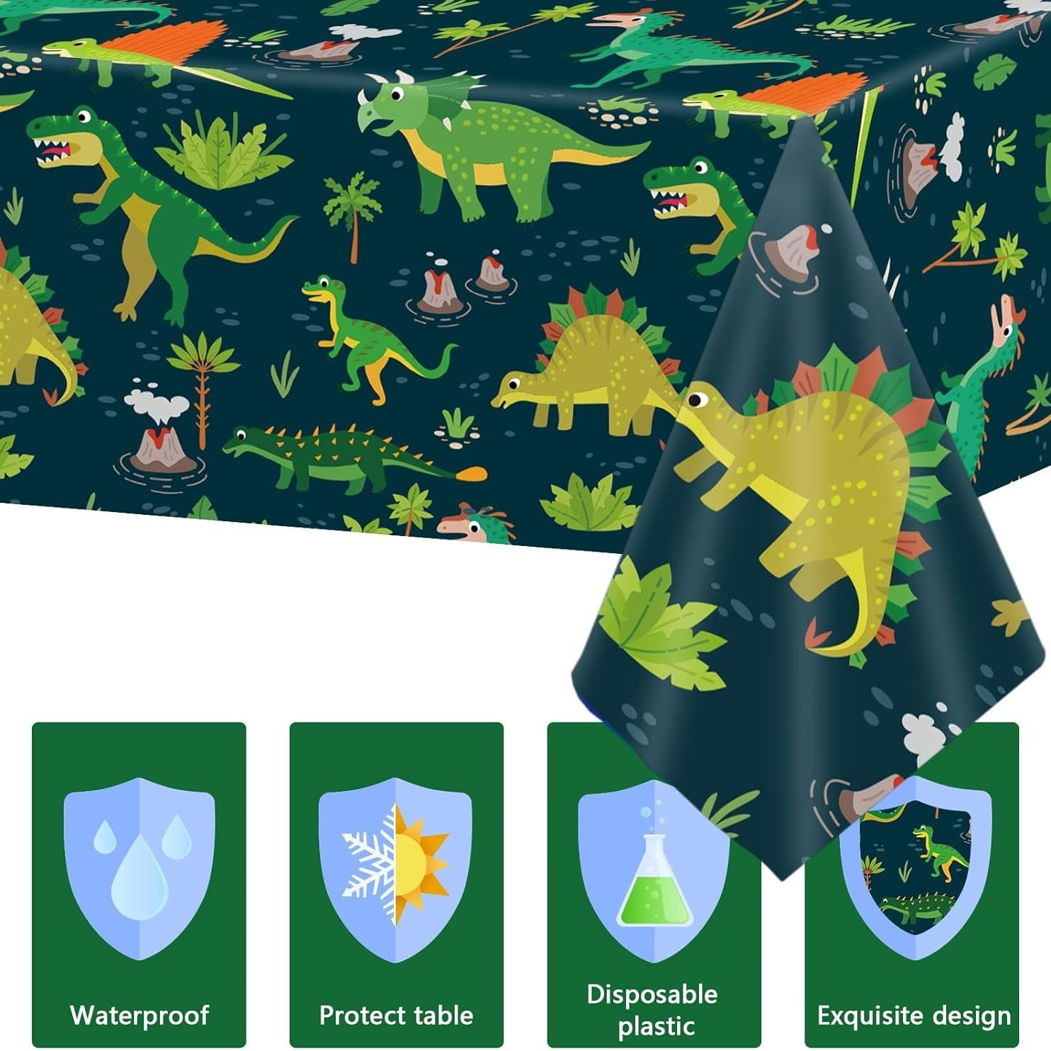 Dinozor Masa Örtüsü Tek Kullan - Table Cloth Disposable incelemesi ve fiyatı