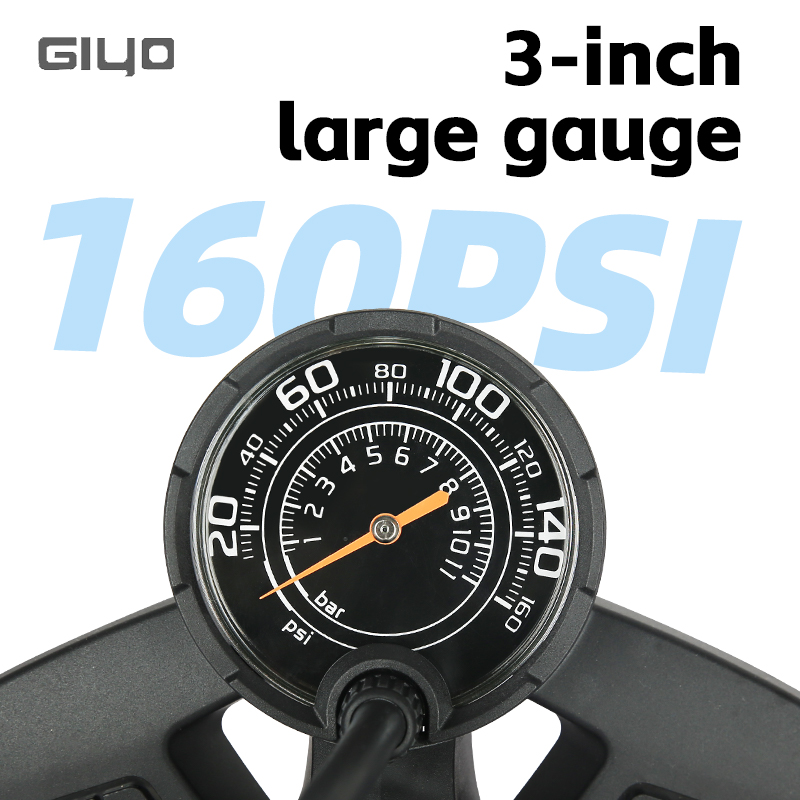 GIYO 160PSI Bisiklet Zemin Pom - Balloon Pump Hand incelemesi ve fiyatı